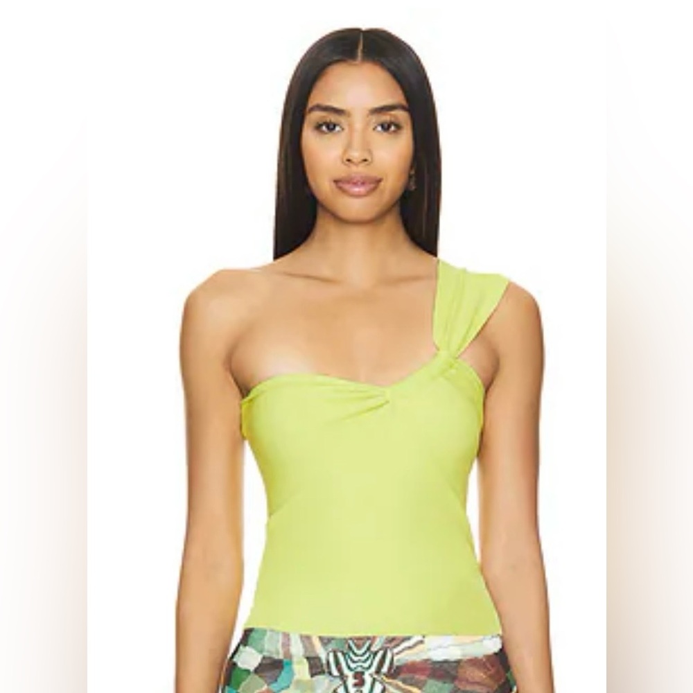 NWT ASTR the Label Brie Sweater in Neon Yellow (Sz XS)